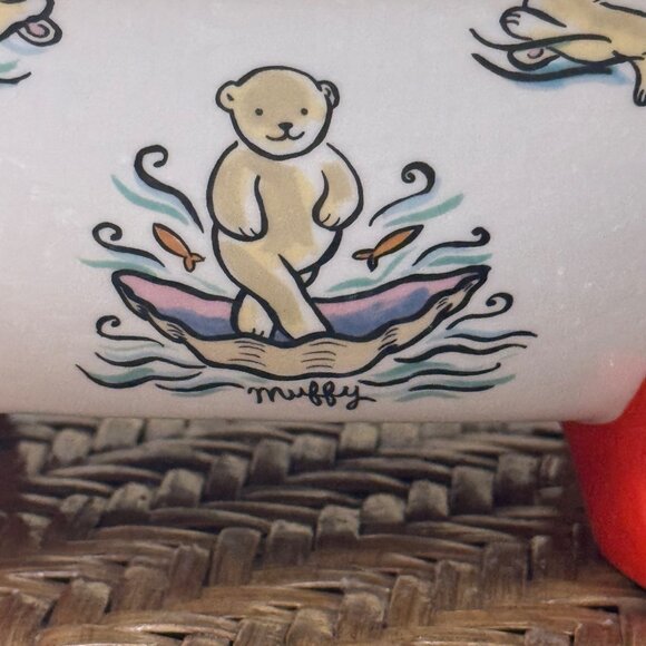 Muffy Vanderbear 1994 Bath Time Collection Porcelain Bath Tub Splish Splash - Picture 3 of 9